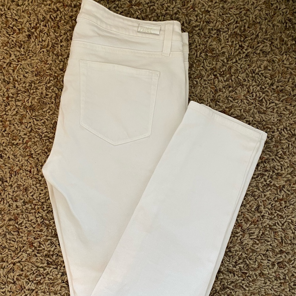 Paige White Straight Leg Jean